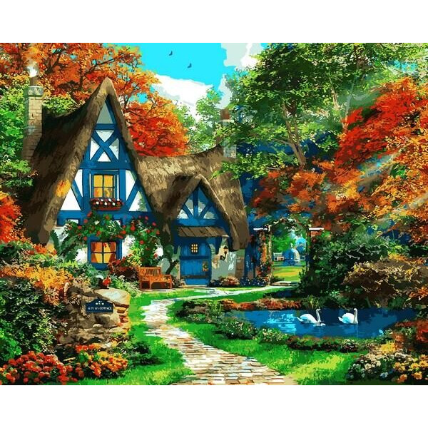 

Картина по номерам DIY Babylon Домик на опушке леса (VP1090) 40 х 50 см (182162)