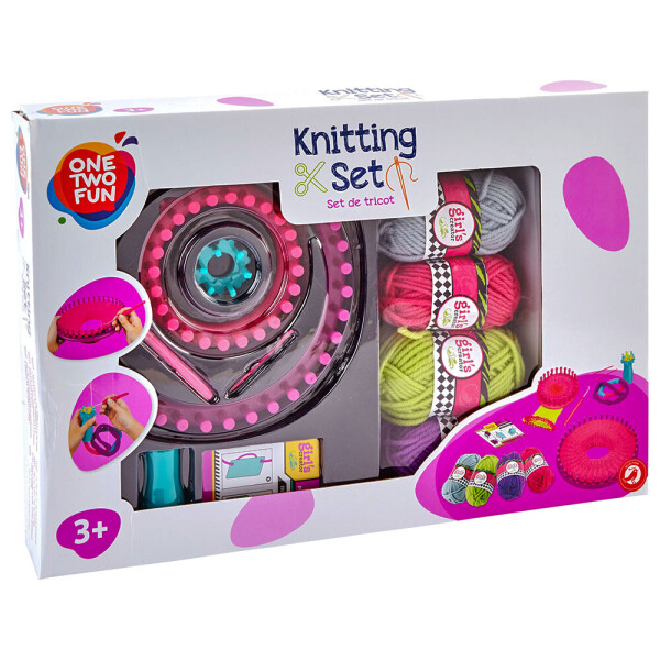 

Набор для создания шарфа и шапочки Girl’s Creations Diy Wool Knitting