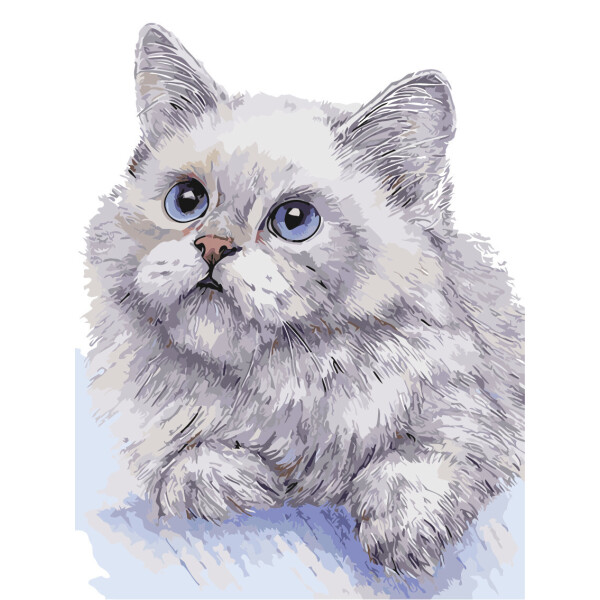 

Картина по номерам ArtStory Белый кот (AS0311) 30 х 40 см. Без коробки (170561)