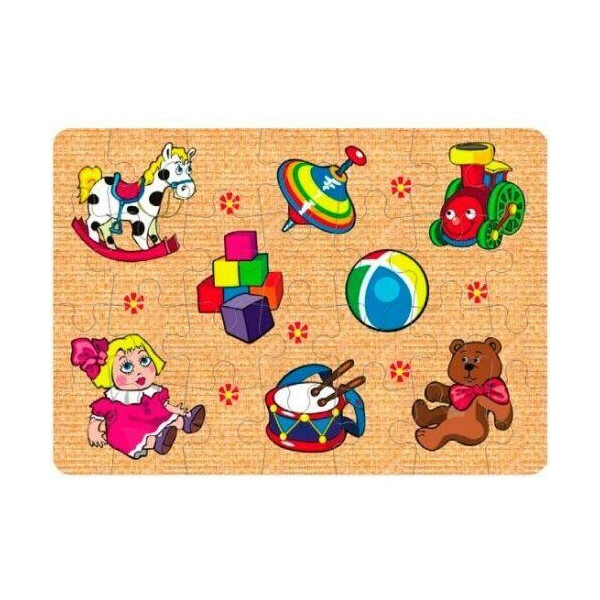

Пазлы Игрушки Паровоз 28 элементы 720