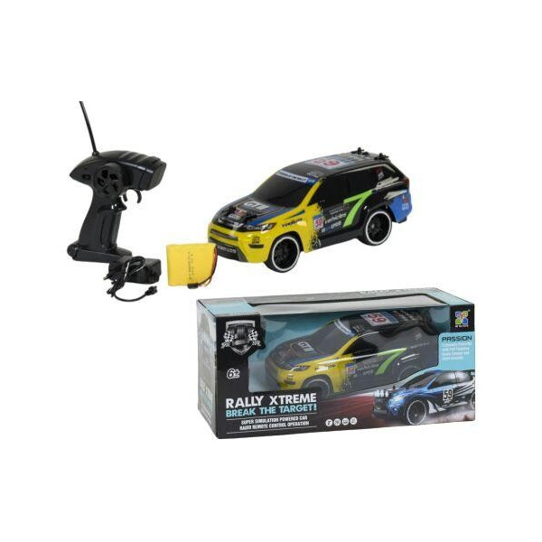 

Машинка на радиоуправлении ";Rally Xtreme"; (черно-желтая) 89599