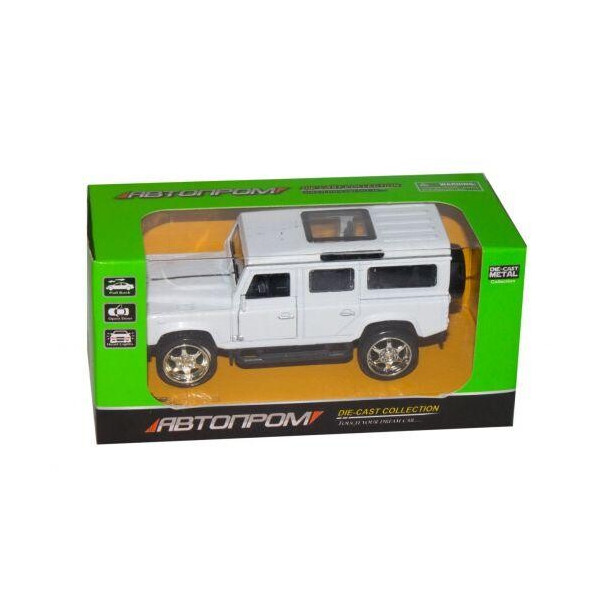 

Машинка ";Land Rover Defender"; из серии ";Автопром"; (белая) 7798