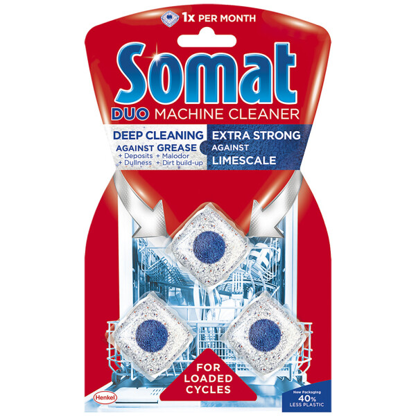

Таблетки по уходу за посудомоечной машиной Somat Machine Cleaner, 3 шт.