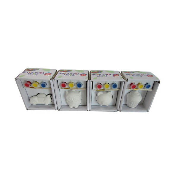 

Копилка для разрисовки One Two Fun Paint Your Bank, в ассортименте
