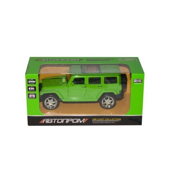 

Машинка ";Jeep Wrangler"; из серии ";Автопром"; (зеленая) 7798