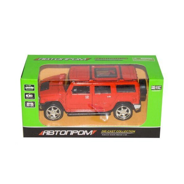 

Машинка ";Hummer H2"; из серии ";Автопром"; (красная) 7798