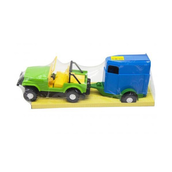 

Машина ";Wrangler"; с конем 39007