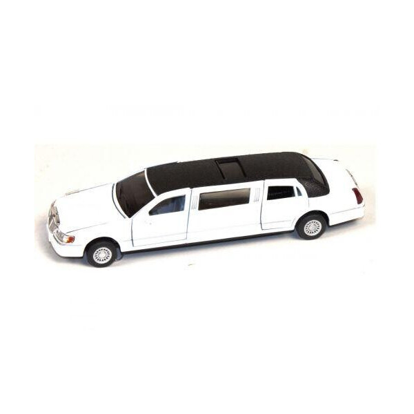 

Машина лимузин KINSMART ";Lincoln Town Car Stretch"; (белый) KT7001W