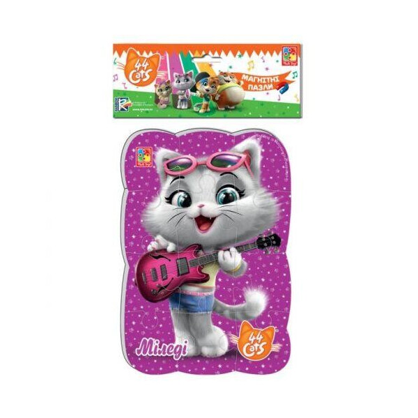 

Пазлы на магните "44 Коты. Миледи" А5 VT3205-81
