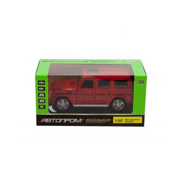 

Машина ";Mercedes-Benz G65 AMG"; из серии ";Автопром"; (красная) 3201G