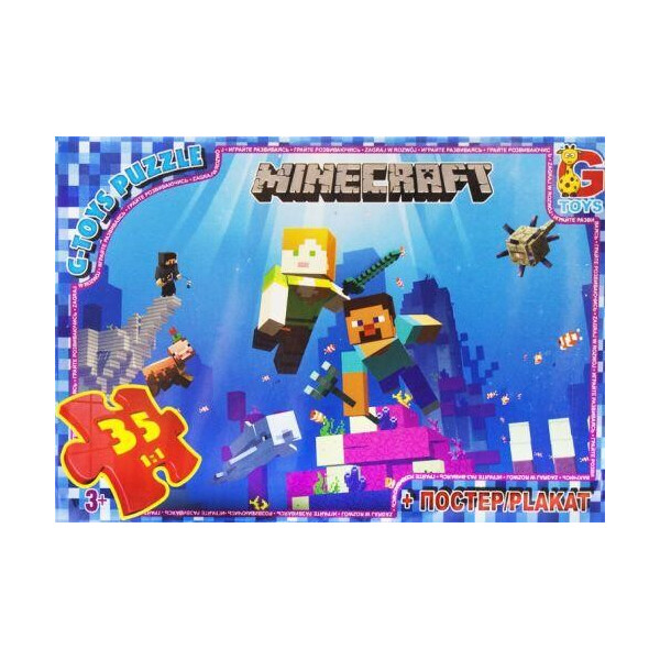 

Пазлы из серии "Minecraft", 35 эл MC781