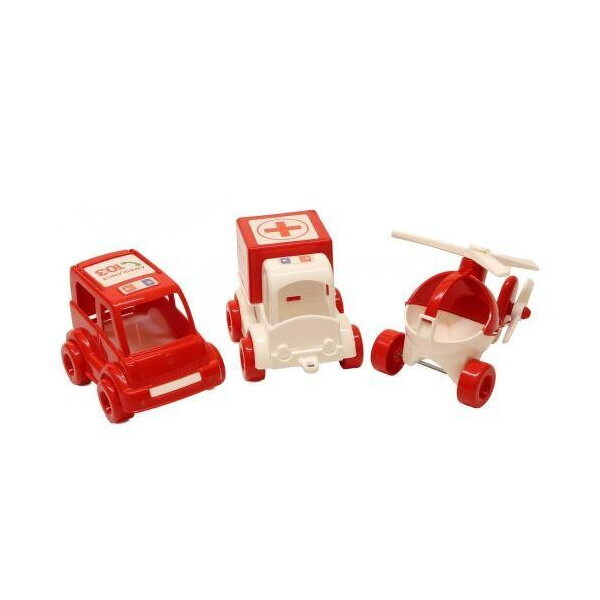 

Набор машинок ";Kid cars Скорая"; 39549