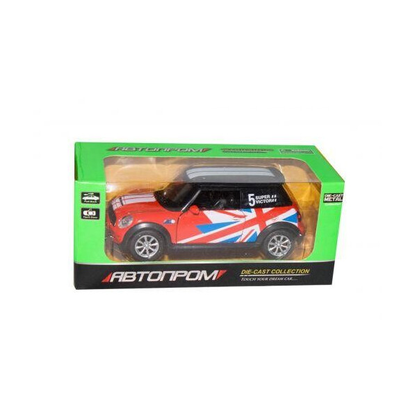 

Машина Mini Cooper из серии Автопром красный 7743