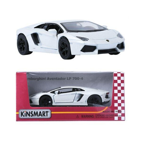 

Машинка KINSMART ";Lamborghini Murcielago LP"; (белая) KT5317W