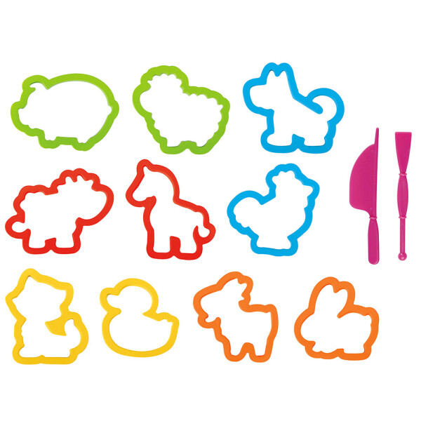 

Набор для лепки One Two Fun Jungle Animal Dough Set, 23 шт.