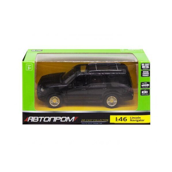 

Машинка ";Lincoln Navigator"; из серии ";Автопром";, черный 4309