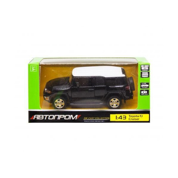 

Машинка ";Toyota FJ Cruiser"; из серии ";Автопром";, черный 4305
