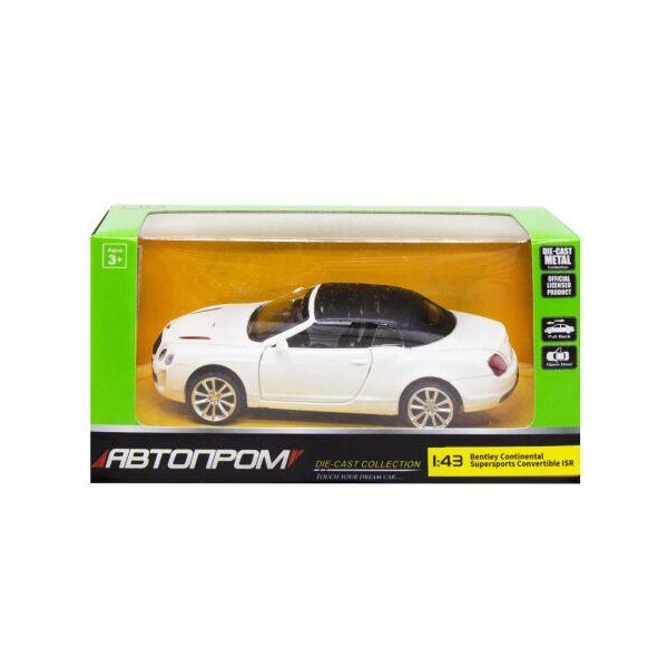 

Машинка ";Bentley Continental"; из серии ";Автопром";, белый 4320