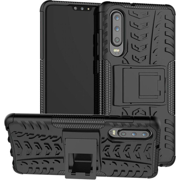 

Противоударный двухслойный чехол Shield для Huawei P30 Черный (7844661)