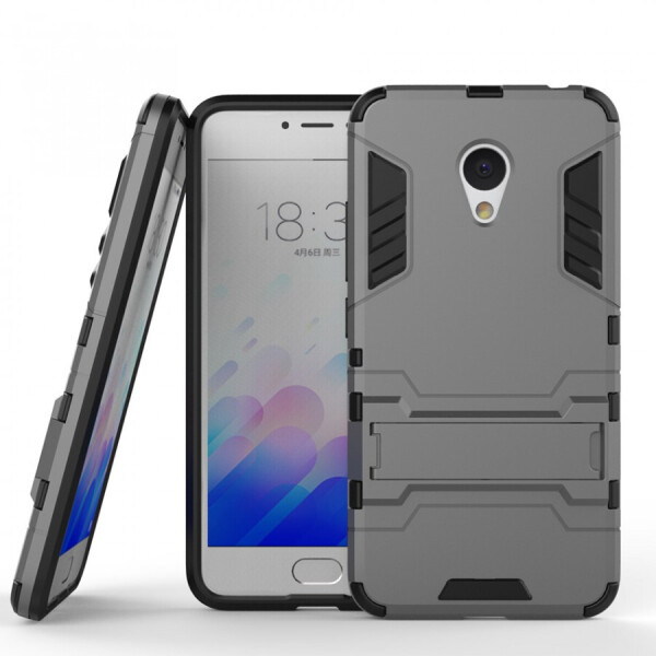 

Ударопрочный чехол-подставка Transformer для Meizu M5 Note с мощной защитой корпуса Металл / Gun Metal (6604894)