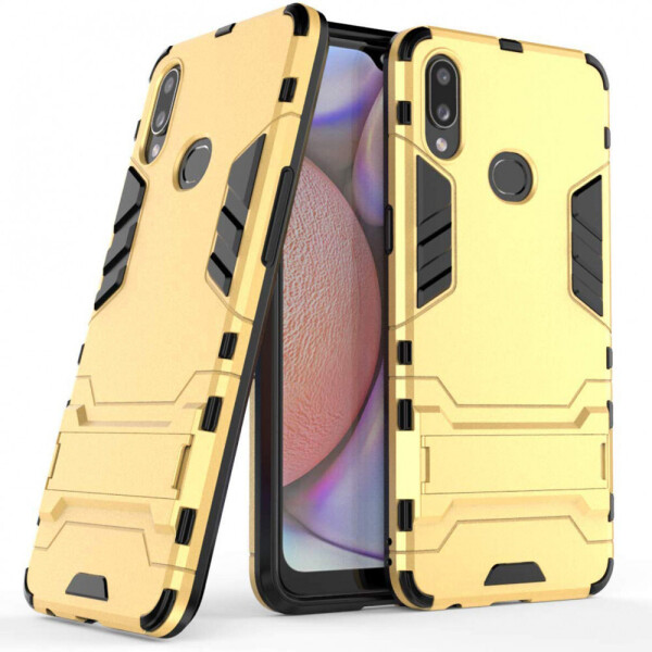 

Ударопрочный чехол-подставка Transformer для Samsung Galaxy A10s с мощной защитой корпуса Золотой / Champagne Gold (2685490)