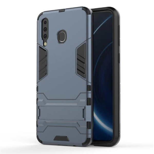 

Ударопрочный чехол-подставка Transformer для Samsung Galaxy M30 с мощной защитой корпуса Серый / Metal slate (8989196)