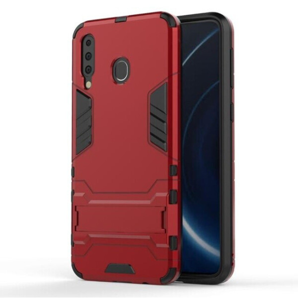 

Ударопрочный чехол-подставка Transformer для Samsung Galaxy M30 с мощной защитой корпуса Красный / Dante Red (8293538)
