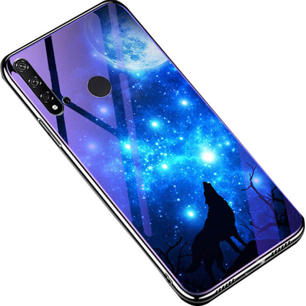 

TPU+Glass чехол Fantasy с глянцевыми торцами для Huawei Nova 5i / P20 lite (2019) Лунная ночь (4870351)
