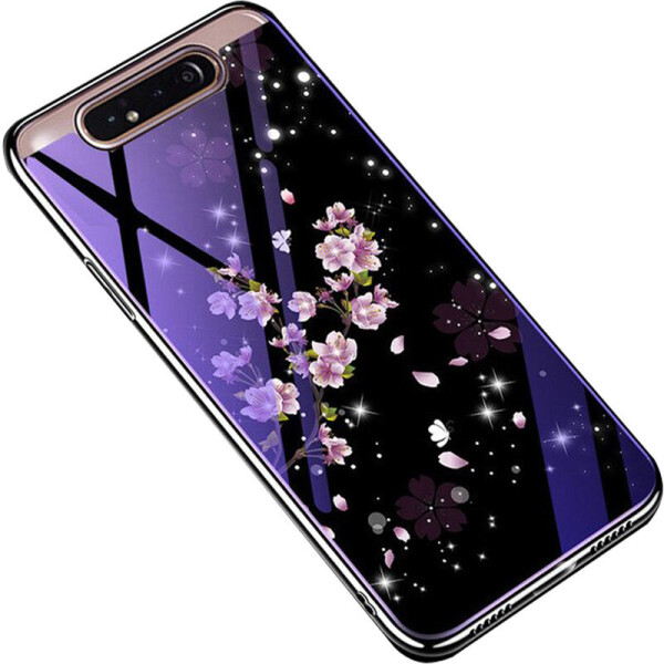 

TPU+Glass чехол Fantasy с глянцевыми торцами для Samsung Galaxy A80 Цветение (925143)