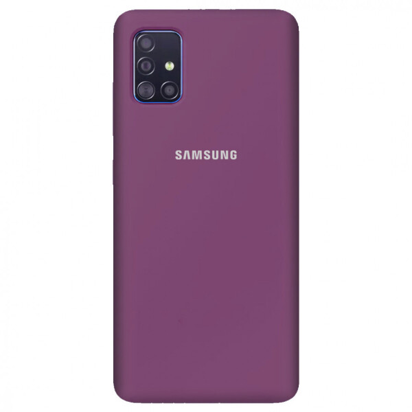 

Чехол Silicone Cover Full Protective (AA) для Samsung Galaxy A51 Фиолетовый / Grape (7706489)