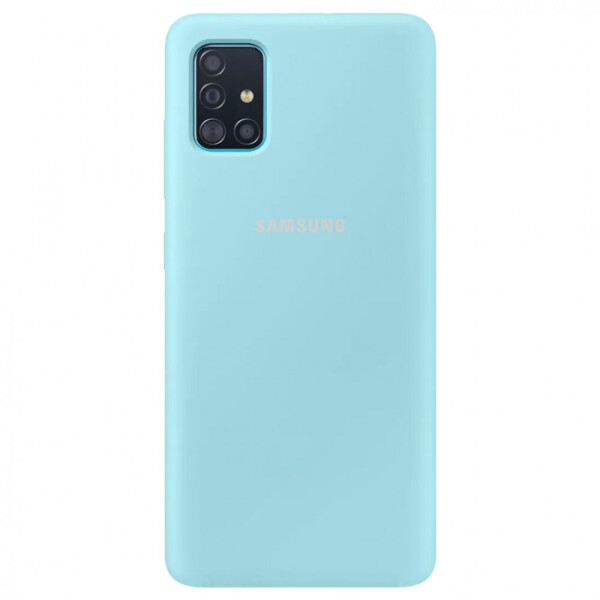 

Чехол Silicone Cover Full Protective (AA) для Samsung Galaxy A51 Бирюзовый / Ice Blue (2713536)
