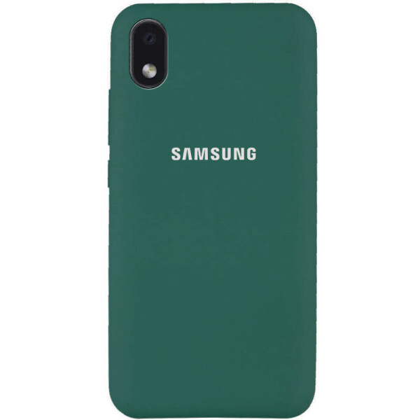 

Чехол Silicone Cover Full Protective (AA) для Samsung Galaxy M01 Core / A01 Core Зеленый / Pine green (367496)