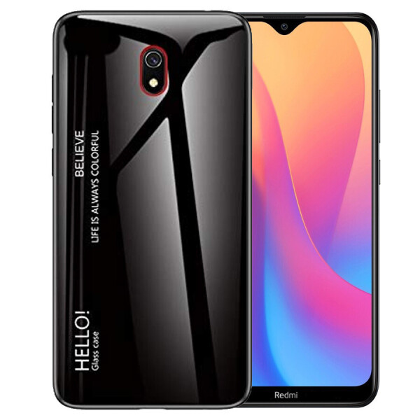 

TPU+Glass чехол ForFun для Xiaomi Redmi 7A PS / Черный (8784152)