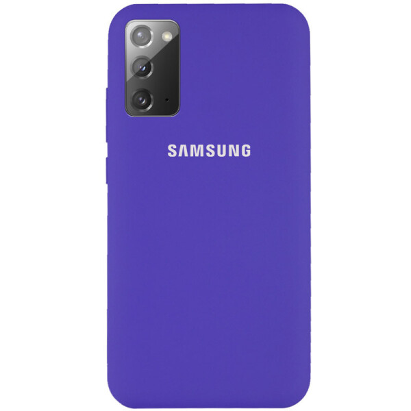 

Чехол Silicone Cover Full Protective (AA) для Samsung Galaxy Note 20 Фиолетовый / Purple (9979214)