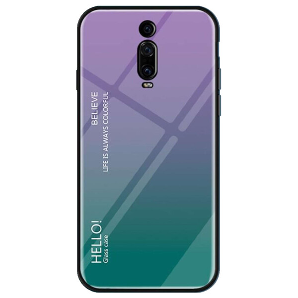 

TPU+Glass чехол Gradient HELLO для Xiaomi Redmi K20 / K20 Pro / Mi9T / Mi9T Pro Фиолетовый (7248364)