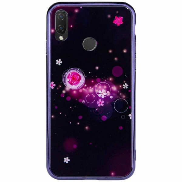 

TPU+Glass чехол Fantasy с глянцевыми торцами для Xiaomi Redmi Note 7 / Note 7 Pro / Note 7s Пузырьки и цветы (1051146)