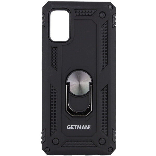 

Ударопрочный чехол GETMAN Serge Ring for Magnet для Samsung Galaxy A41 Черный (5882569)