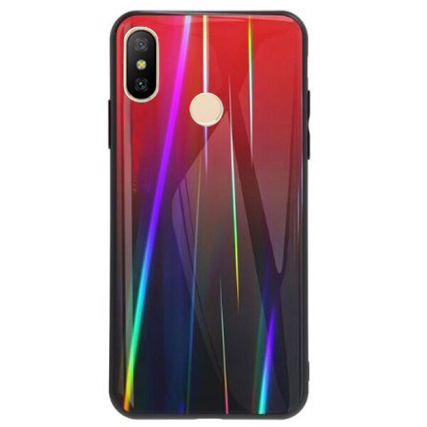 

TPU+Glass чехол Gradient Aurora для Xiaomi Mi 6X / Mi A2 Красный (673826)
