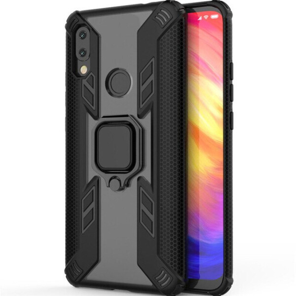 

Ударопрочный чехол Combo Ring for Magnet для Xiaomi Redmi 7 Черный (3203335)