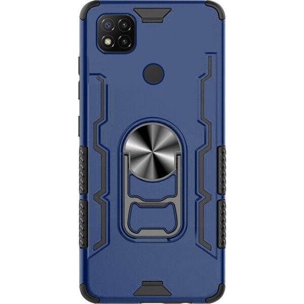 

Ударопрочный чехол Beer Ring for Magnet для Xiaomi Redmi 9C Темно-синий (6299384)