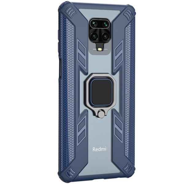 

Ударопрочный чехол Combo Ring for Magnet для Xiaomi Redmi Note 9s / Note 9 Pro / Note 9 Pro Max Синий (5640758)