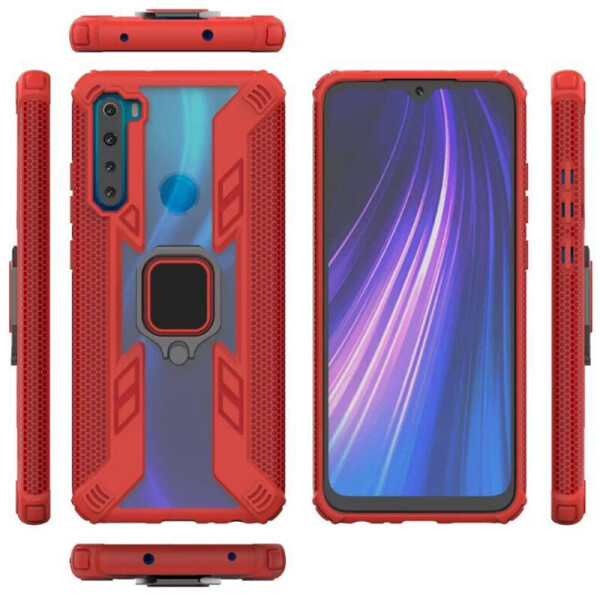 

Ударопрочный чехол Combo Ring for Magnet для Xiaomi Redmi Note 8T Красный (2798503)