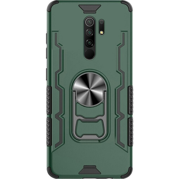 

Ударопрочный чехол Beer Ring for Magnet для Xiaomi Redmi 9 Темно-зеленый (4925731)