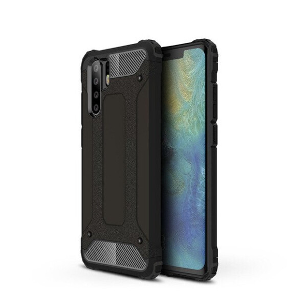 

Бронированный противоударный TPU+PC чехол Immortal для Huawei P30 Pro Черный (2209935)