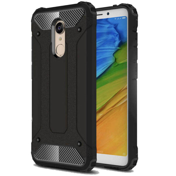 

Бронированный противоударный TPU+PC чехол Immortal для LG K8 (2018) / K9 Черный (4887152)