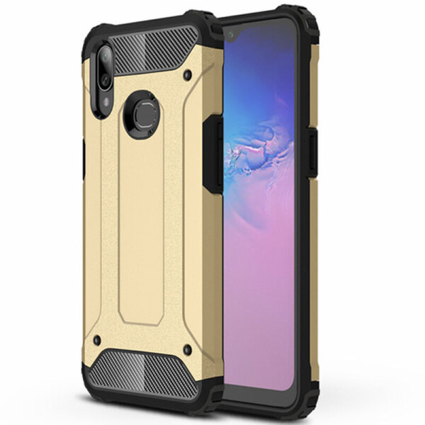 

Бронированный противоударный TPU+PC чехол Immortal для Samsung Galaxy A10s Золотой (1483605)