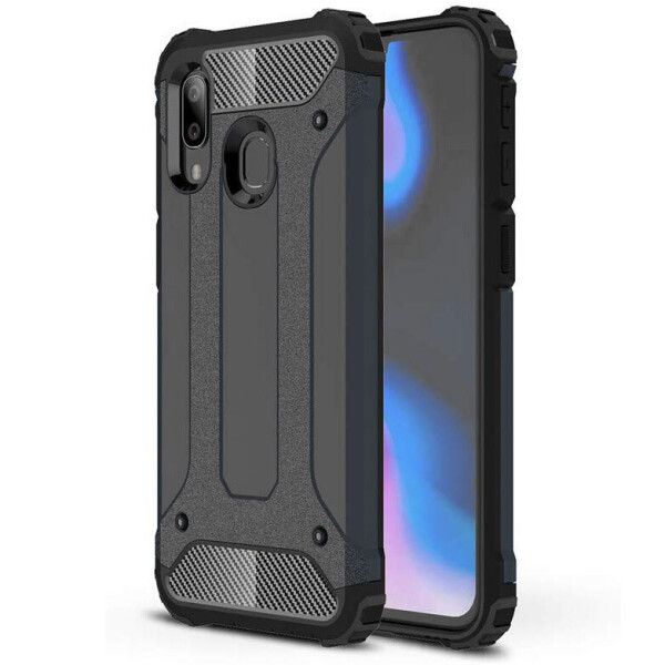 

Бронированный противоударный TPU+PC чехол Immortal для Samsung Galaxy A40 (A405F) Металл / Gun Metal (5774255)
