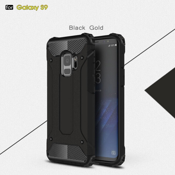 

Бронированный противоударный TPU+PC чехол Immortal для Samsung Galaxy S9 Черный (4288485)
