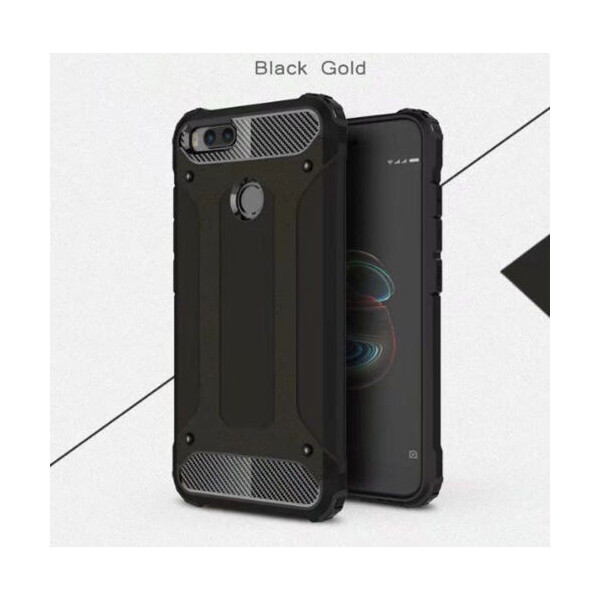 

Бронированный противоударный TPU+PC чехол Immortal для Xiaomi Mi 5X / Mi A1 Черный (1177111)