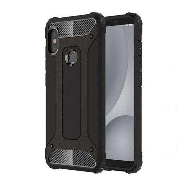 

Бронированный противоударный TPU+PC чехол Immortal для Xiaomi Mi A2 Lite / Xiaomi Redmi 6 Pro Черный (9559179)